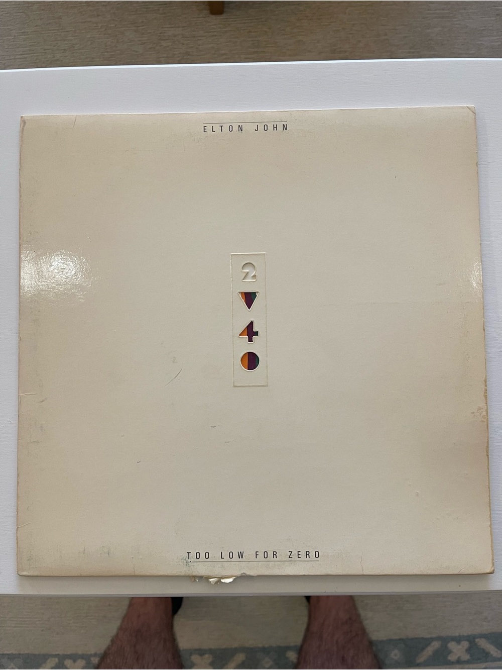 Elton John "Too Low for Zero" Vinyl LP - Vintage Album